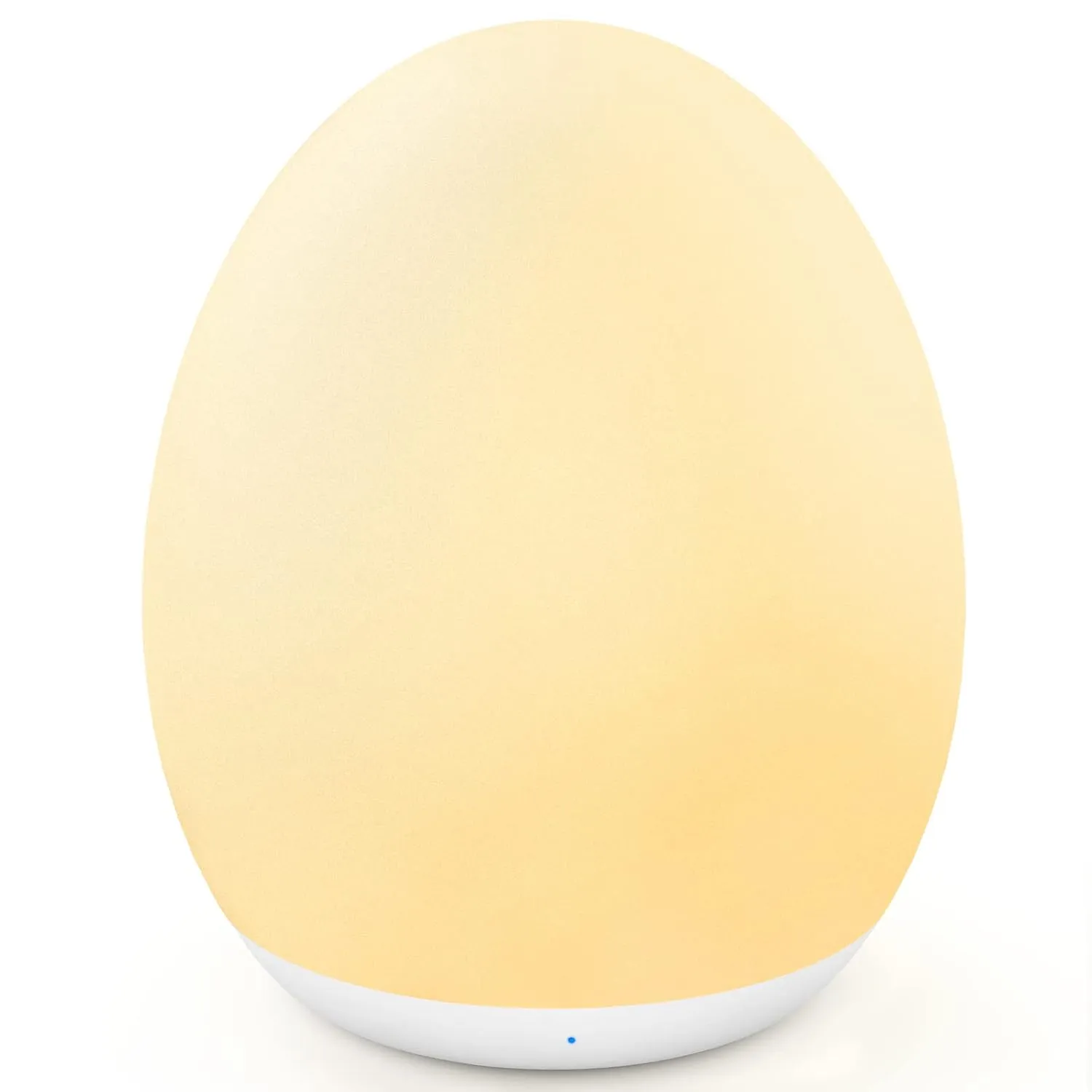 MediAcous Night Light for Kids, Egg Light for Nursery, 7 Colors Changing & Stepless Dimming, Soft Silicone Touch Night Lamp with 1 Hour Timer, Rechargeable Nursery Night for Breastfeeding