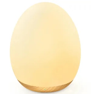 MediAcous Night Lights for Kids Room, Baby Night Light with 7 Colors Changing & Dimming Function, Rechargeable Kids Night Light with 1 Hour Timer & Touch Control, Up to 100H, Wood Grain