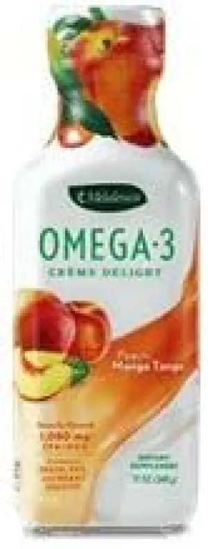 Melaleuca Omega 3 Crème Delight Peach Mango Tango 12oz Bottle