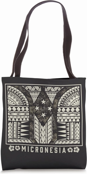Micronesia, Pohnpei Chuuk Yap Kosrae Tote Bag
