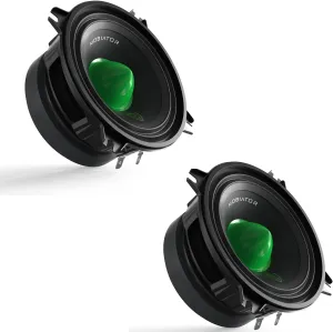 Midrange Loudspeakers MB-M404 400W Max, 4 Ohms High Efficiency Car Audio Door Speakers for Car or Truck Stereo Sound System-Black (2 Speakers) (MB-M404)