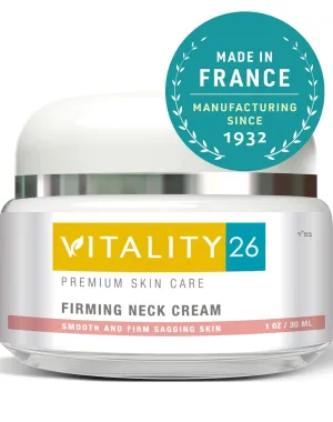 Neck Cream For Sagging And Tighten - Tightening Neck Cream To Lift & Tighten Wrinkled & Saggy Skin | Non Greasy Firming Body Lotion made with Marine Collagen, Elastin & Vitamin E
