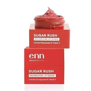 NH Rush Nourishing Lip Scrub | Removes Dead Skin Cells | Lightens Dark Lips | Raw Sugar For Men & Women | 6gm