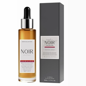 Noir Face Hydrating Serum | 100% Natural, Bakuchiol, Collagen Production, Peptides, Soothes Skin   Reduce Fine Lines, Cruelty Free, Paraben Free, 50 ml