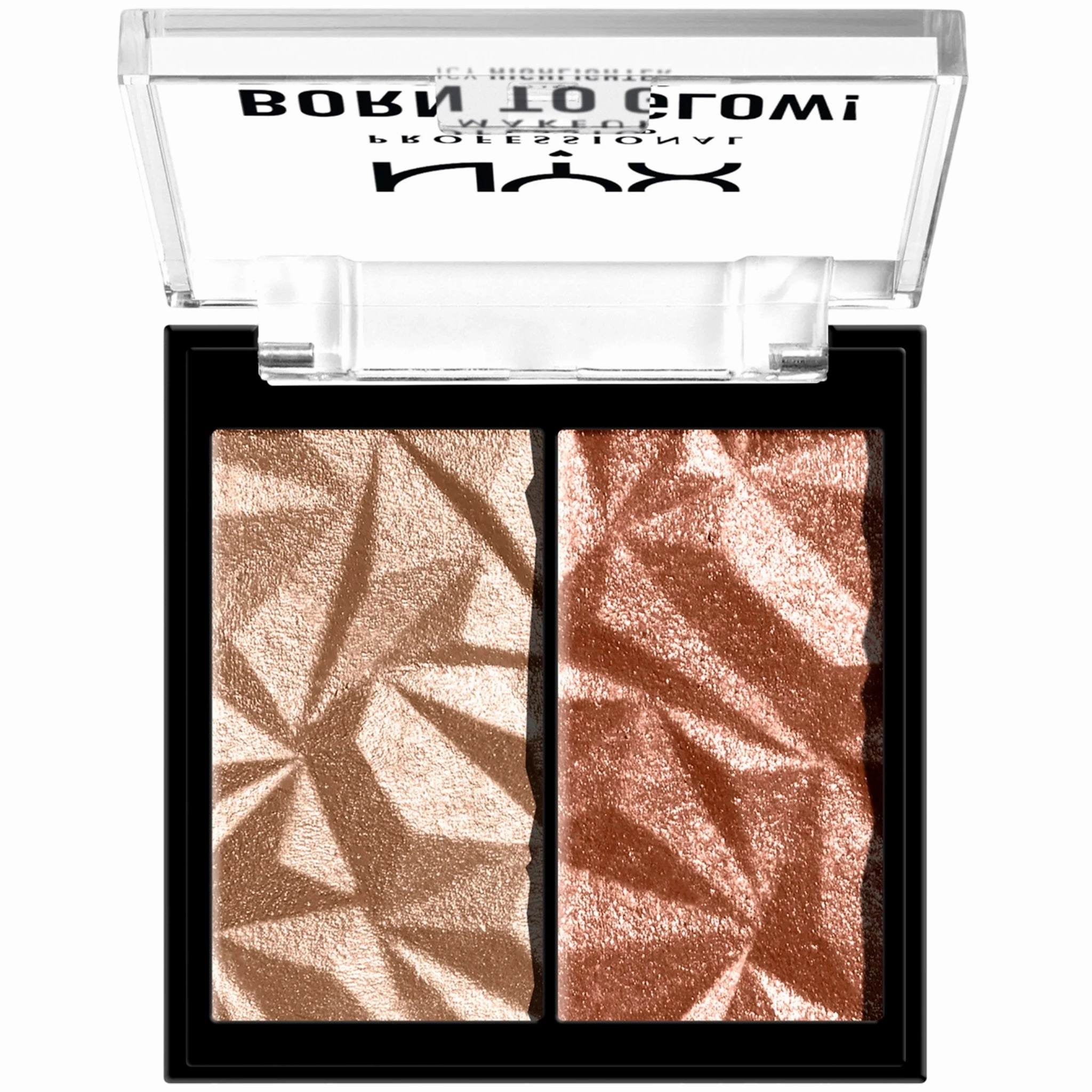NYX Born To Glow Highlighter Duo Platinum Status - Wholesale 12 Units (K11895)