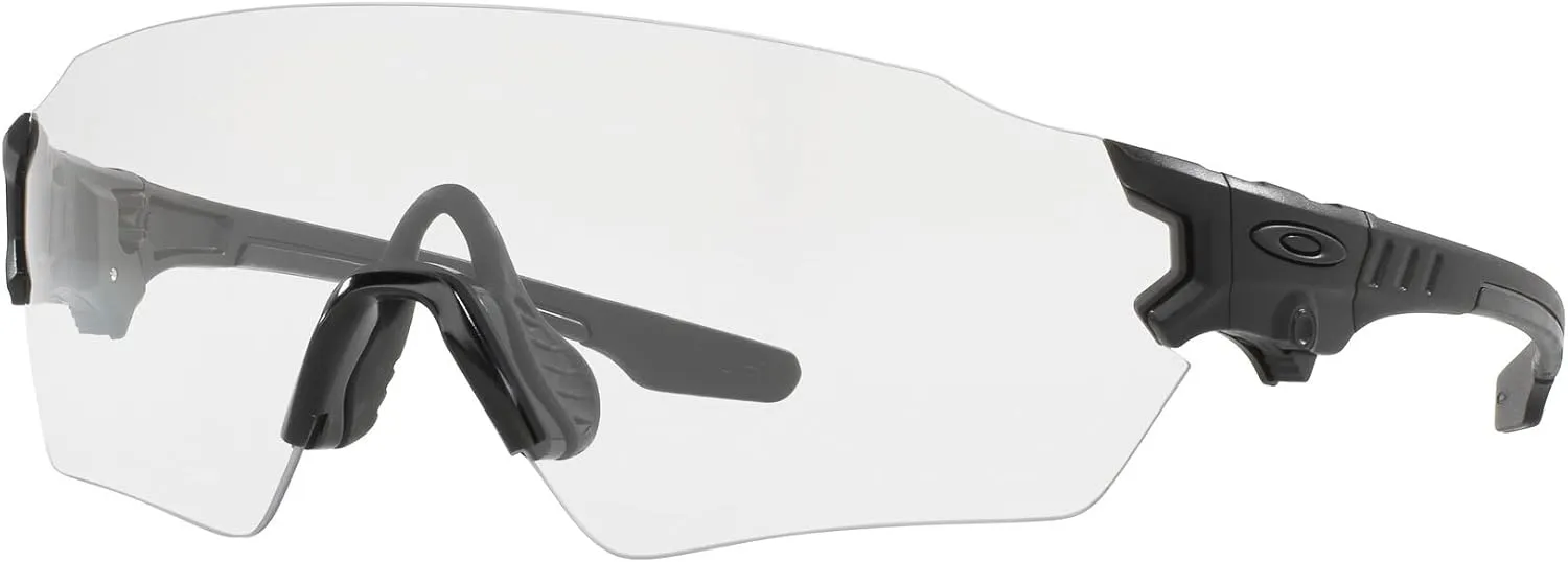 Oakley OO9328 Sunglasses Bundle: OO 9328 932805 Si Tombstone Matte Black Clear and Universal Anti-slip Silicone Leash