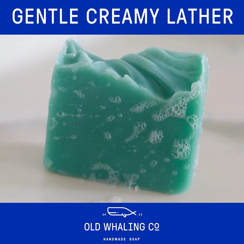 Old Whaling Co Sea la Vie Handmade Bar Soap 4 Pack – Face, Hand and Body Wash - Moisturizing Olive Oil Bath Soap – Rose, Apple and Jasmine Scent, 5 oz Each