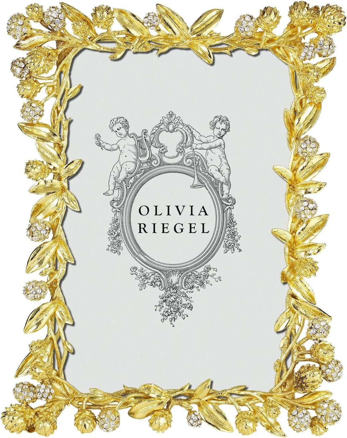 Olivia Riegel Cornelia Gold Austrian Crystal 4x6 Frame (r) - 4x6