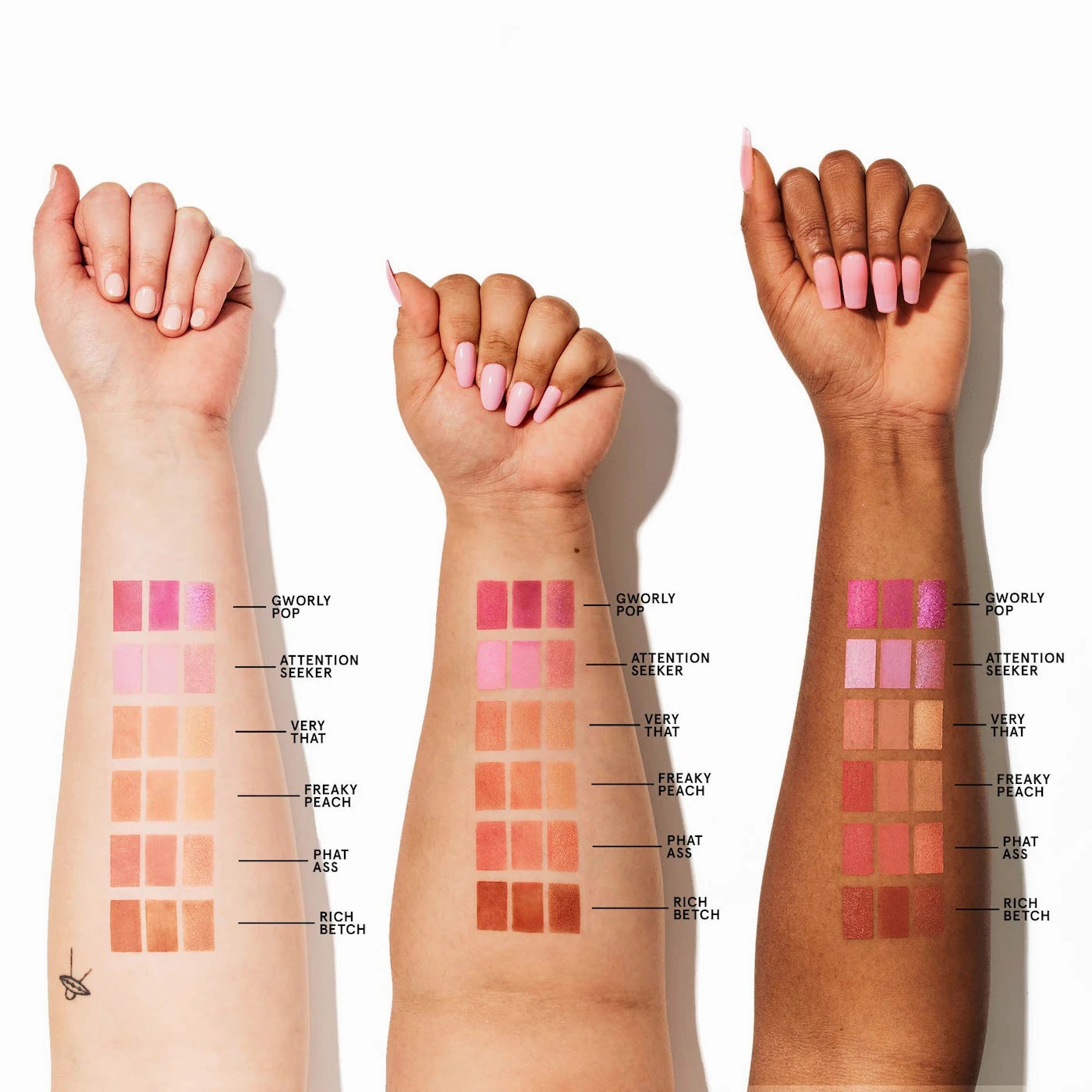 ONE SIZE CHEEK CLAPPER 3D BLUSH TRIO PALETTE