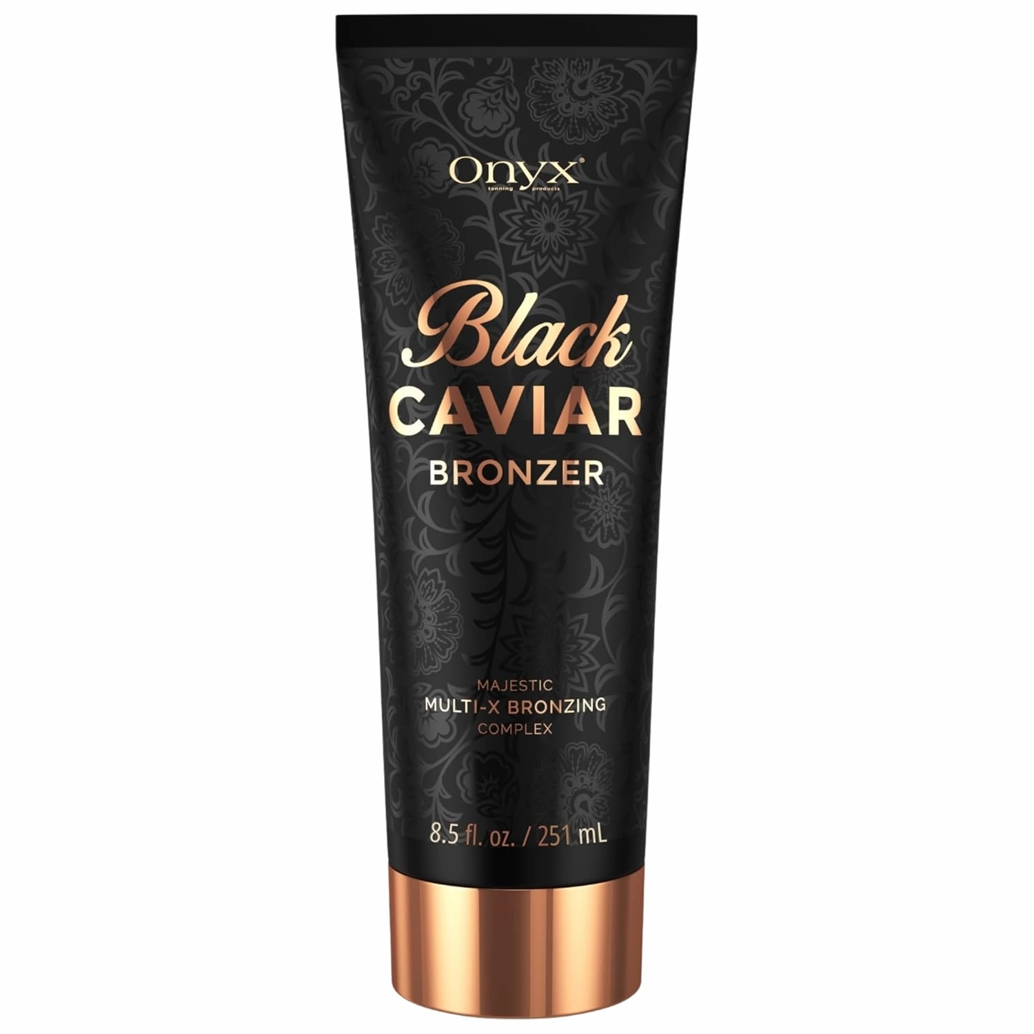 Onyx Black Caviar Dark Tanning Lotion | Body Bronzer & Tanning Accelerator | Tan Enhancer | For Indoor Tanning Beds & Outdoor Sun | Ultra Dark Skin Results for Men & Women