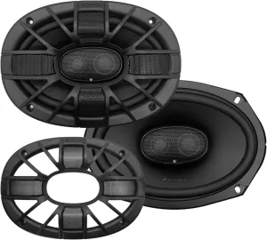 Orion XTR Series XTR69.3 Coaxial Car Audio Speakers - 6" x9”, 3-Way Speakers, Full Range, 500W, 4 Ohms, Easy Installation, Polypropylene Cone W/Butyl Rubber Surround (Pair)