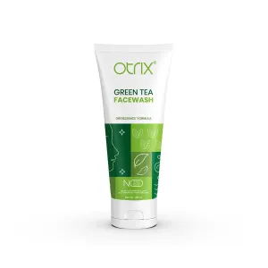 Ot.rix Green Tea Face Wash for Acne and Oily Skin | Antioxidant-Rich, Sulfate-Free, Reduces Puffiness and Pigmentation and Silicone-Free Gentle Cleanser | Hydrated Skin | For Men and Women | 100ml