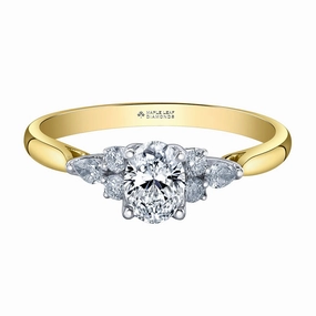 Oval Canadian Diamond Eternal Flames Ring