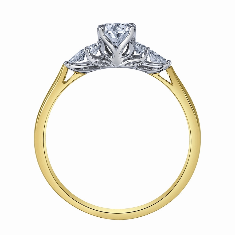 Oval Canadian Diamond Eternal Flames Ring
