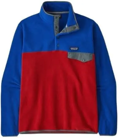 Patagonia Men's Lightweight Fleece Anorak Coat, Touring Red, XL