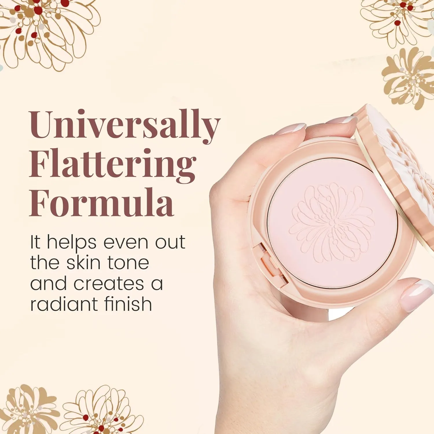Paul & Joe Setting Powder Refill Only, Case Sold Separately, All-Day Lightweight Compact Powder, Ideal Face Makeup for Setting a Flawless Look and Controlling Oil, 01 Pink Shade, 0.31oz