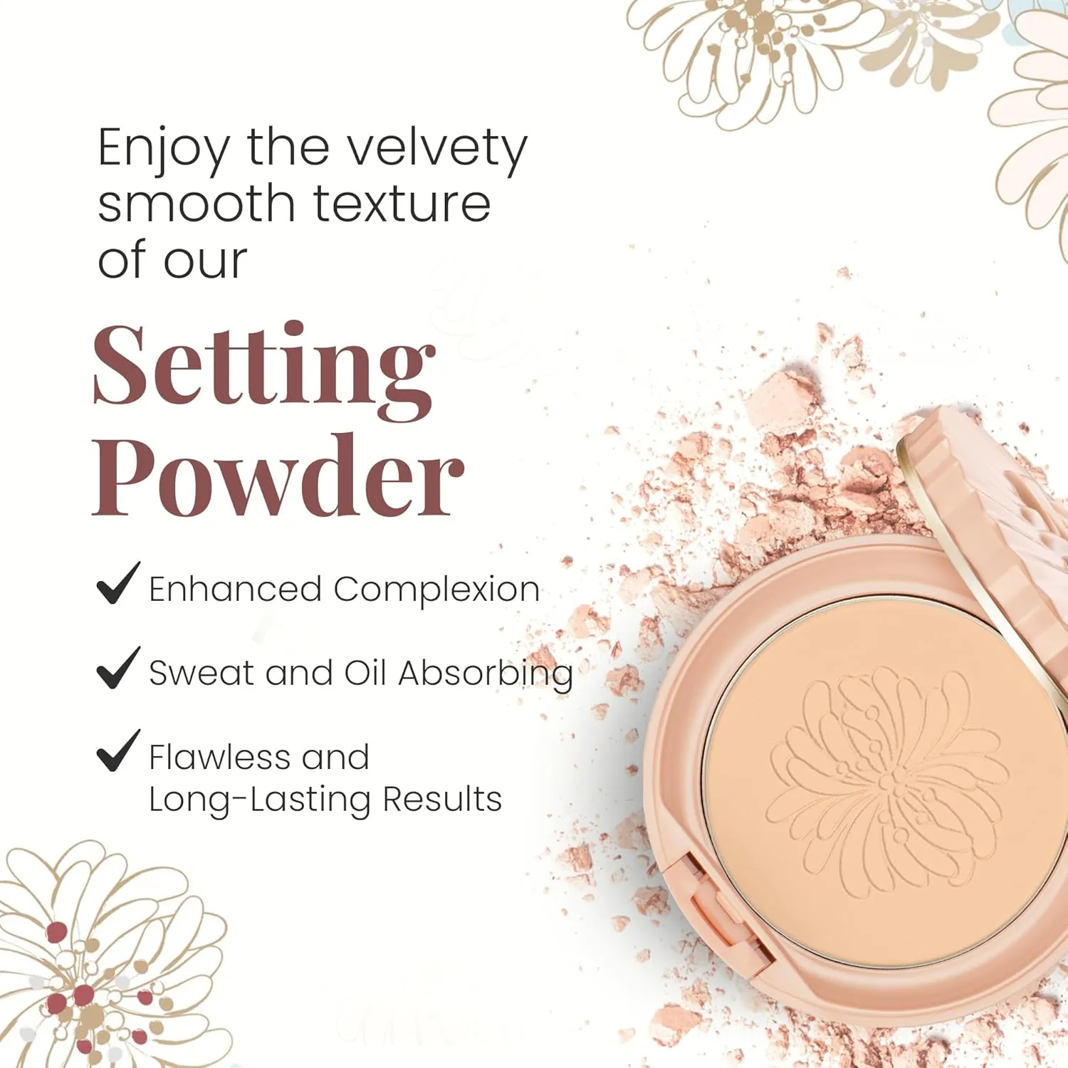 Paul & Joe Setting Powder Refill Only, Case Sold Separately, All-Day Lightweight Compact Powder, Ideal Face Makeup for Setting a Flawless Look and Controlling Oil, 02 Beige Shade, 0.31oz