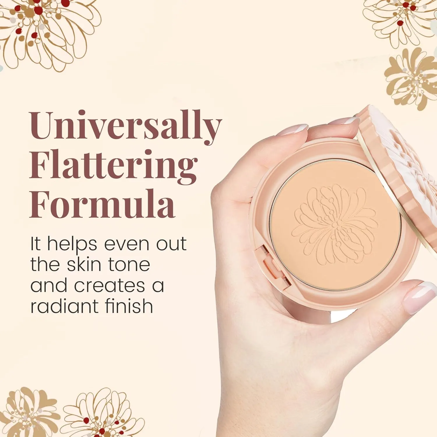 Paul & Joe Setting Powder Refill Only, Case Sold Separately, All-Day Lightweight Compact Powder, Ideal Face Makeup for Setting a Flawless Look and Controlling Oil, 02 Beige Shade, 0.31oz