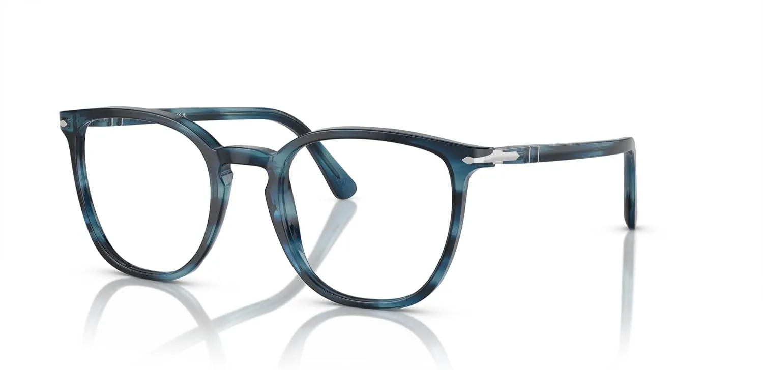 Persol Men's Po3338v Round Prescription Eyewear Frames