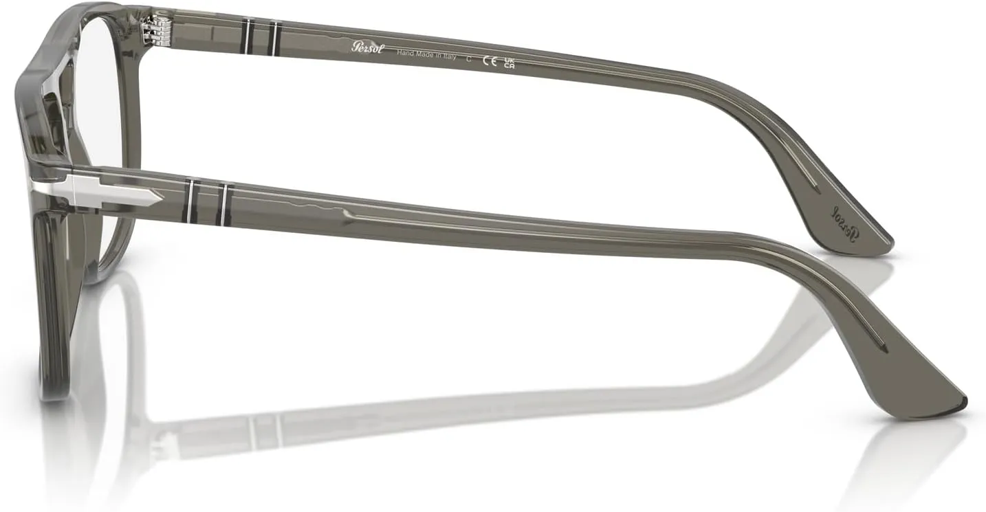 Persol Men's Po3339v Round Prescription Eyewear Frames