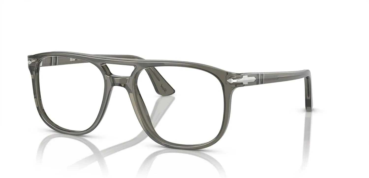 Persol Men's Po3339v Round Prescription Eyewear Frames