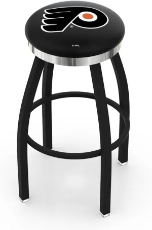 Philadelphia Flyers Bar Stool w/Black Background