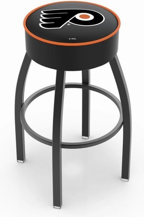 Philadelphia Flyers Bar Stool w/Black Background