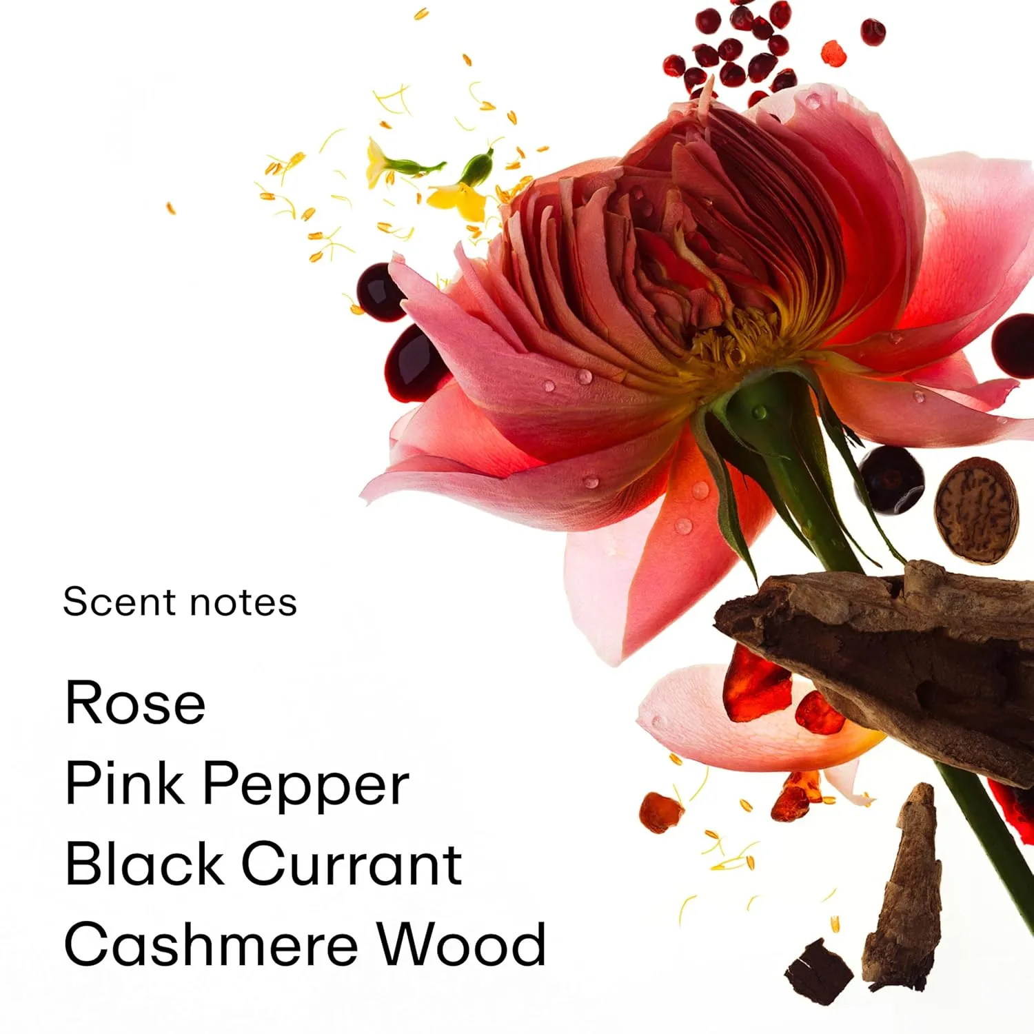 PHLUR Rose Whip Eau de Parfum - Travel Size Perfume for Women & Men Fragrance - Woody Floral Perfume with Rose, Black Currant, Pink Pepper, Nutmeg, Cashmere Wood & Musk (9.5mL)