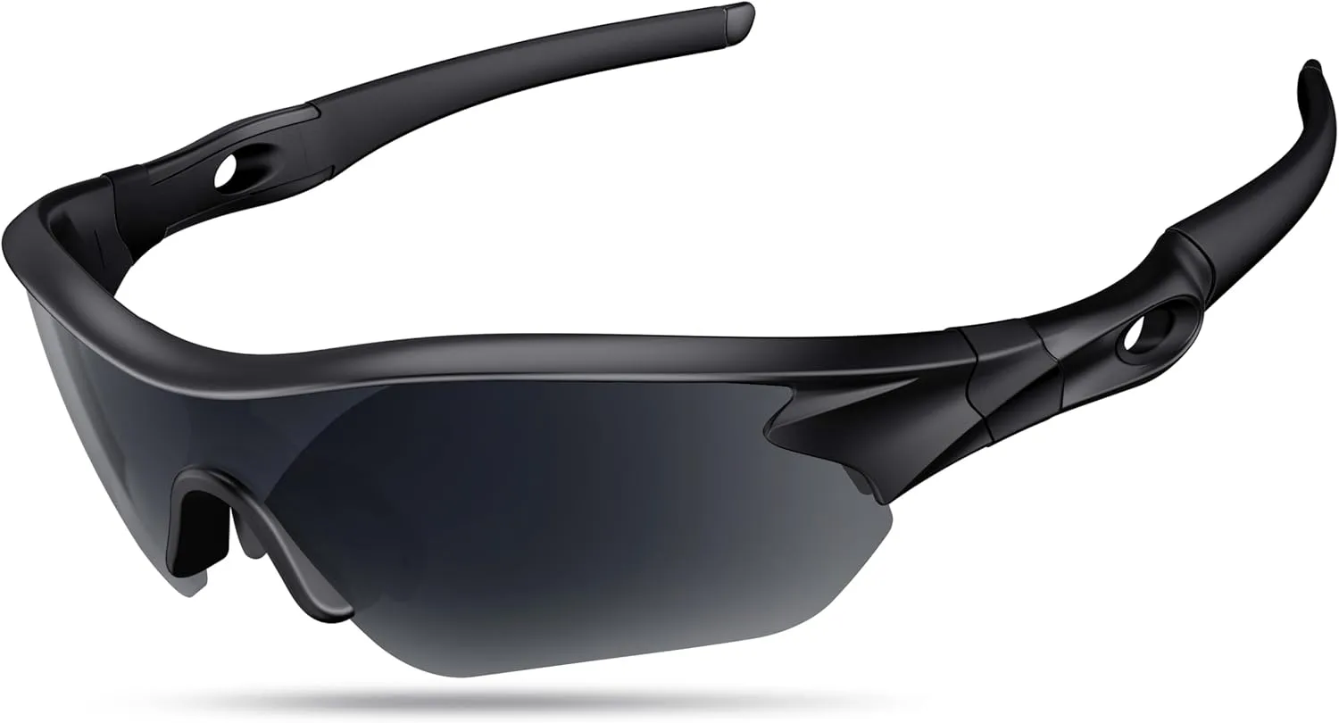 Polarized Sports Sunglasses for Men Women Youth Baseball Running Fishing Tennis Golf Cycling Driving Motor TAC UV400 TR90