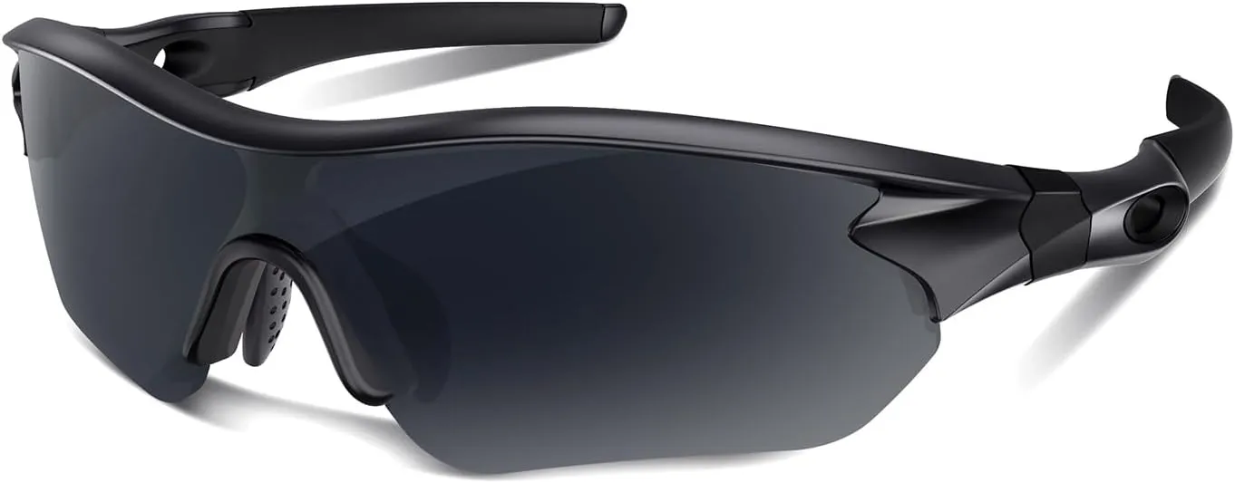Polarized Sports Sunglasses for Men Women Youth Baseball Running Fishing Tennis Golf Cycling Driving Motor TAC UV400 TR90