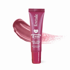 Product image Light Mauve Glaze Brightening SPF30 Lip Balm with Peptides, Vitamin C & Hyaluronic Acid | Reduces Pigmentation | Hydrates Lips | Tinted Lip Balm - 12gm