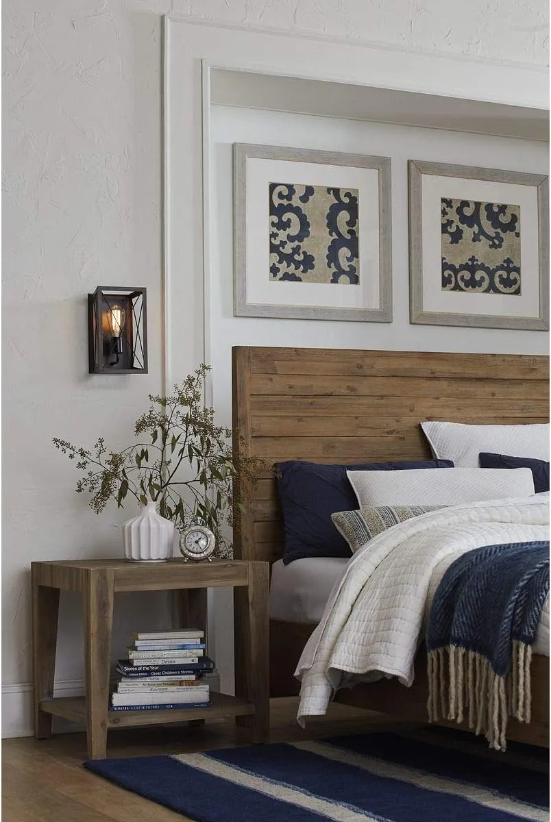 Progress Lighting P710012-020 Briarwood Antique Bronze One-Light Wall Sconce, Architectural