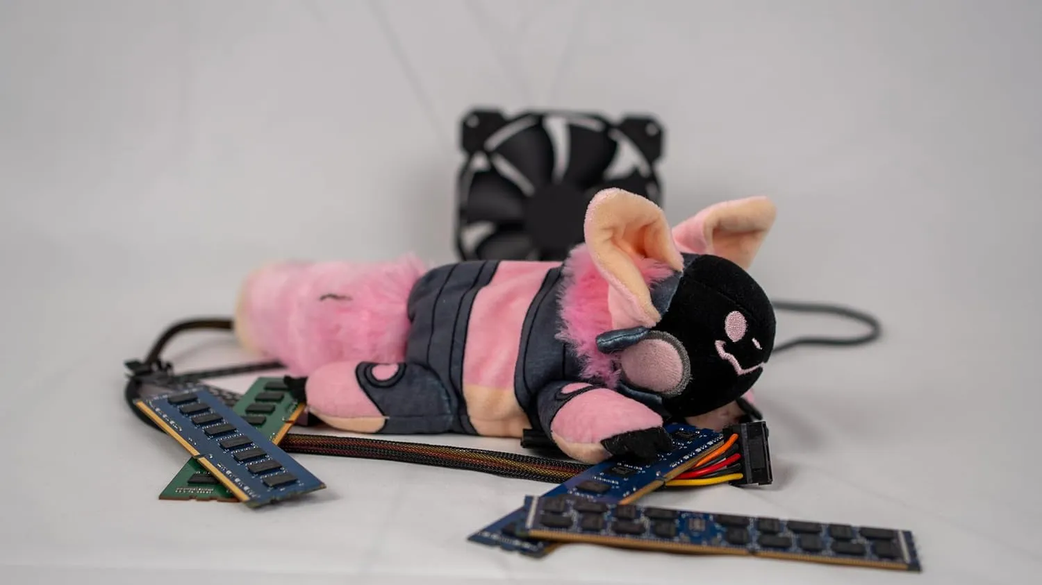 Protobean V3 Plushie – Pink | Soft & Squishy Collectible Plush Toy | Adorable Robot Bean Plush for Snuggles & Display