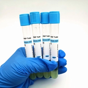 PRP Tubes 10ML with ACD Solution A and Separation Gel Anticoagulant for Platelet Rich Plasma Therapy Enhanced with Biotin for Hair Skin and Joint Rejuvenation Lab Centrifuge Compatible Clear Package