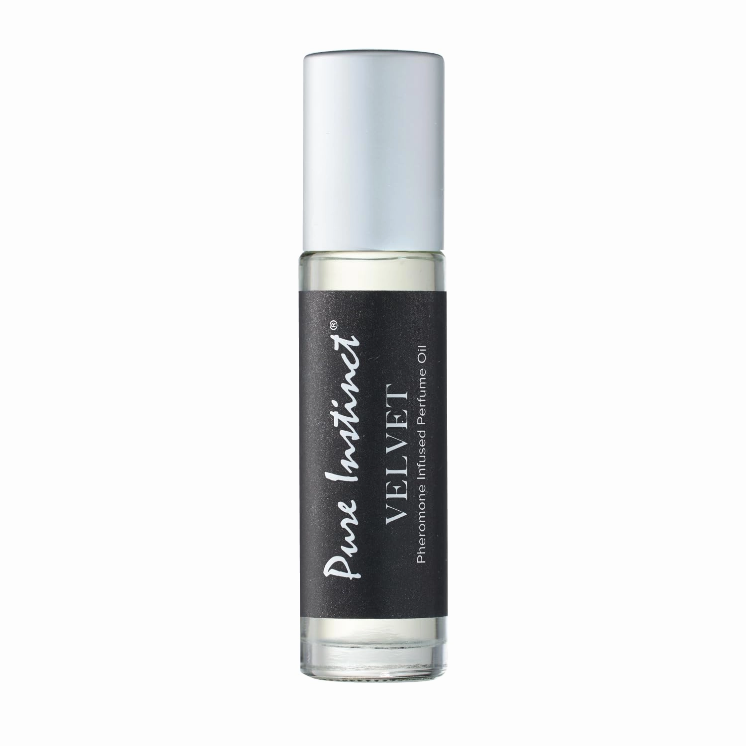 Pure Instinct VELVET The Original Pheromone Infused Essential Oil Perfume Cologne - For Him Men's - TSA Ready (Roll On Bottle 0.34 Fl. Oz./10.2mL)