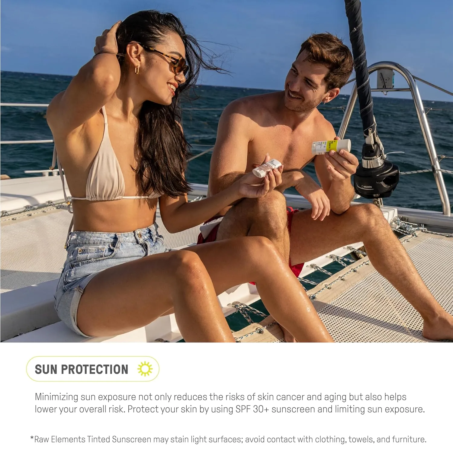 Raw Element Ultra-Moisturizing Face Tint Sunscreen, SPF 30 , Non Toxic Mineral Face Cream, Non Nano Zinc Oxide, Reef Friendly, Safe for All Ages, 0.5 oz, Bronze, Stick Pack of 1