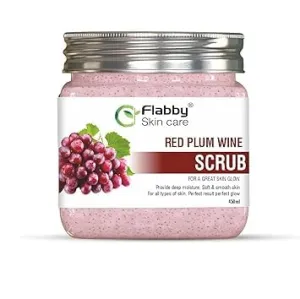 Red Plum Wine Scrub | Soft & Smooth Skin | Provides Deep Hydration | Perfect Result Perfect Glow | Made With Natural Ingredients | For All Skin Type | Both For Women & Men | 450ml