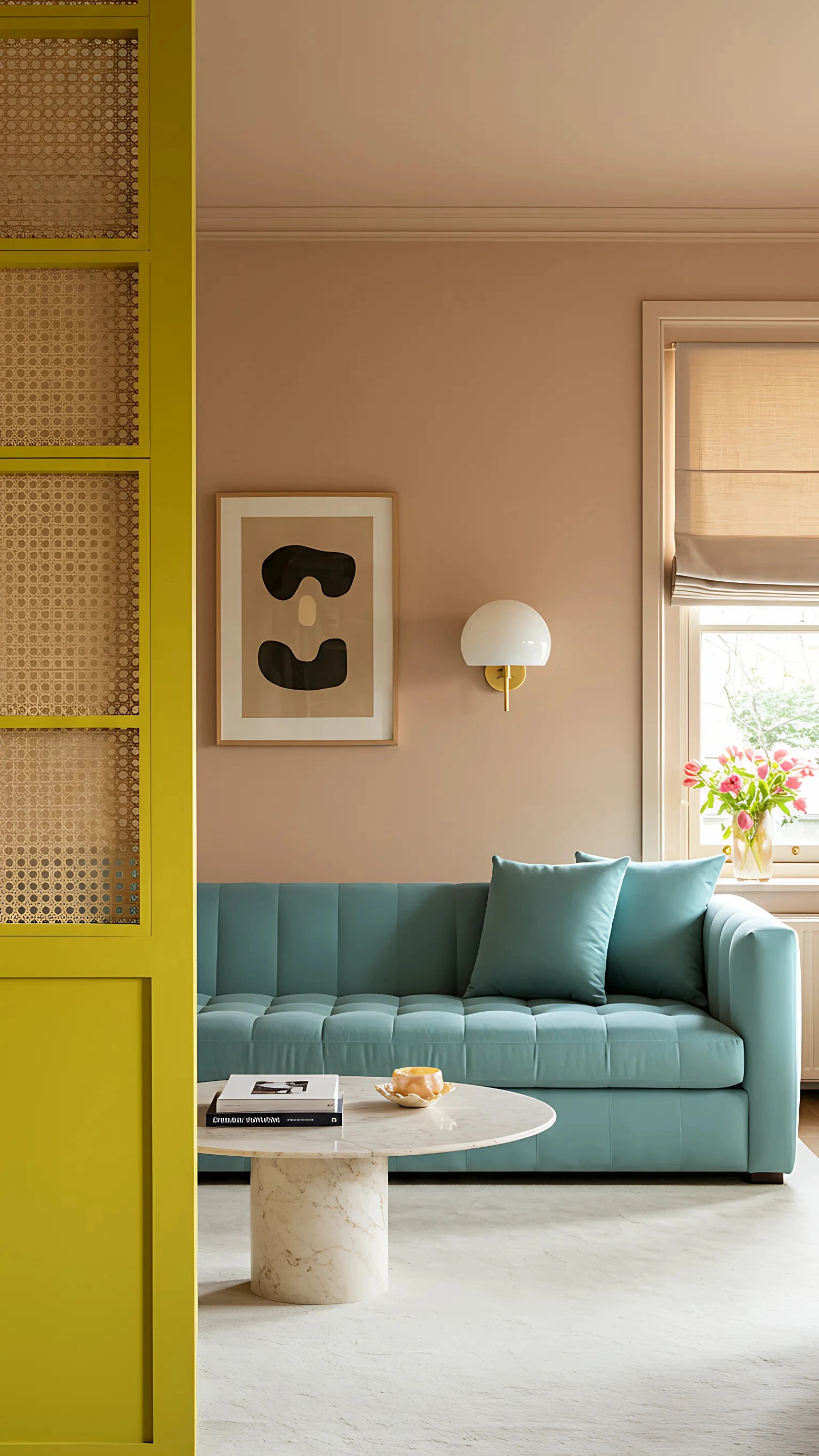 Restful Peach matt emulsion paint