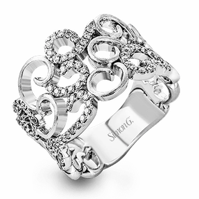 Right Hand Ring in 18k Gold with Diamonds