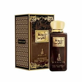 Rouat Al Oud Eau de Parfum 3.4 oz - Gourmand Oud Perfume with Subtle Spice Accords Unisex loved for its long lasting trail and compliment catching aroma