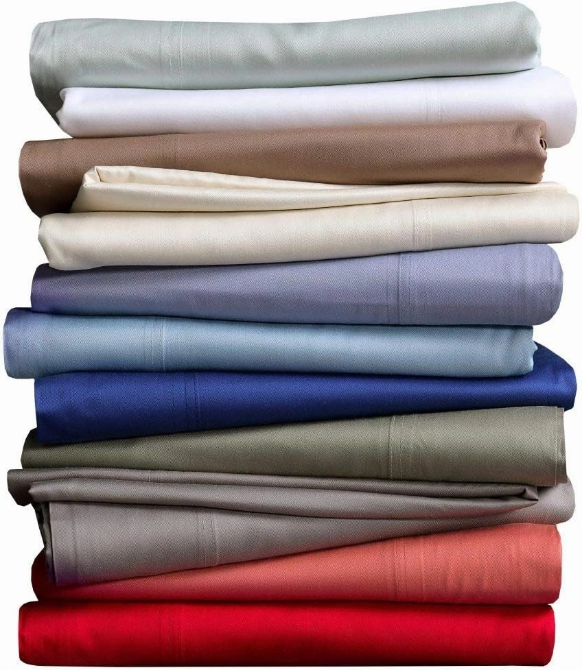 Royal Hotel Bedding 100% Natural Viscose Made from Bamboo Pillowcases, Soft Cooling Pillow Cases, Breathable Hotel Pillowcase, 2 Piece Set - Standard/Queen Size 20x30 Inches - Red