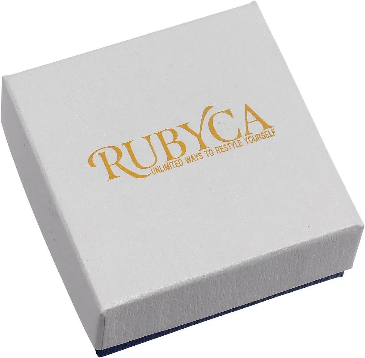 RUBYCA Silver Tone European Charm Bracelet 7.9" Red Murano Glass Beads DIY Jewelry Making Kit 9