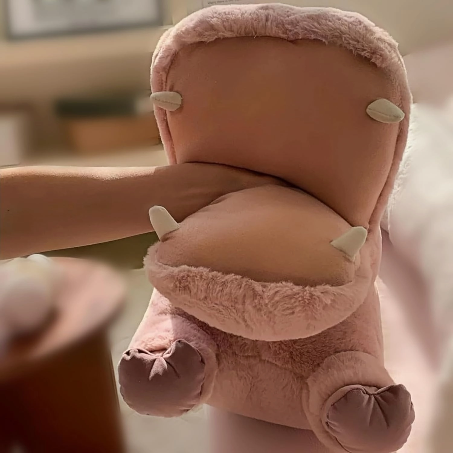 Ryttir Ultra Soft Stuffed Hippo Stuffed Animal Plush Pillow- 40" Long Fluffy Hippopotamus Hugging Toy,Hypoallergenic Hippo Toys for Kids & Adults