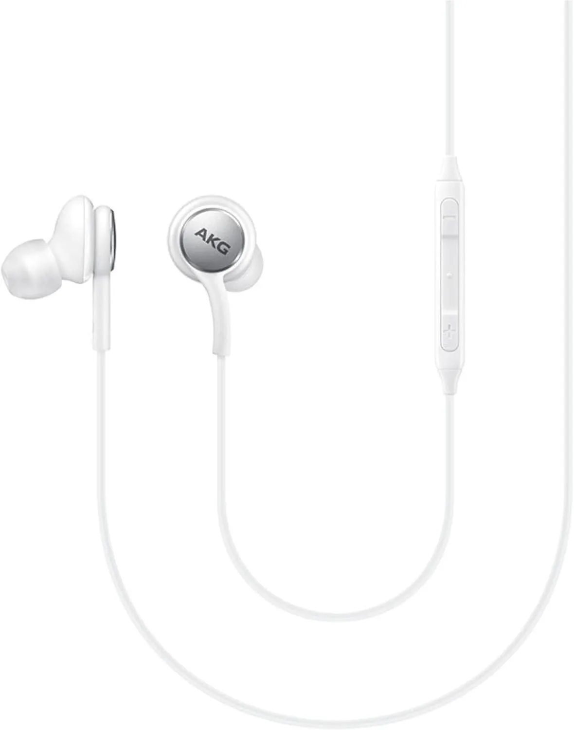 SAMSUNG in-Ear Stereo Headphones by AKG, 3.5mm Earbuds Galaxy with Microphone and Remote with Volume Buttons and Braided Cable (3 Pack White)