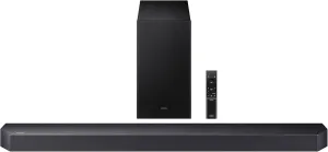 SAMSUNG Q-Series Soundbar HW Q600F 3.1.2 ch Subwoofer (2025 Model) SpaceFit Sound Pro, Q-Symphony, Adaptive Sound
