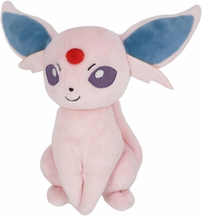 Sanei PP121 Pokemon All Star Collection Espeon Plush, Brown