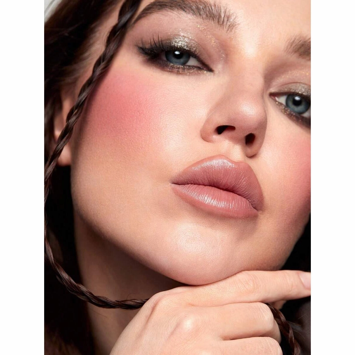 SHEGLAM - Cheeky Color Jam- 6 Shades Multi-Use Cream Blush Lip Cream Matte Highly Pigmented Natural Blush Powder Face Makeup (Rose Meadow)