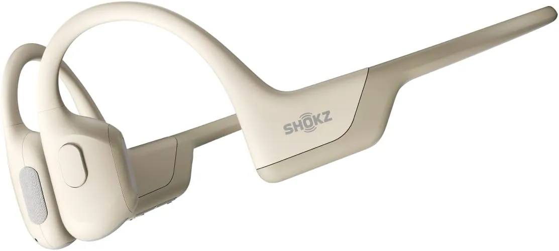 SHOKZ OpenRun Pro - Open-Ear Bluetooth Bone Conduction Sport Headphones - Sweat Resistant Wireless Earphones for Workouts and Running with Premium Deep Base - Built-in Mic, with Hair Band