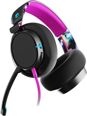 Skullcandy SLYR Pro Multi-Platform Over-Ear Wired Gaming Headset, Enhanced Sound Perception, AI Microphone, Works with Xbox Playstation and PC - Black Digi-Hype