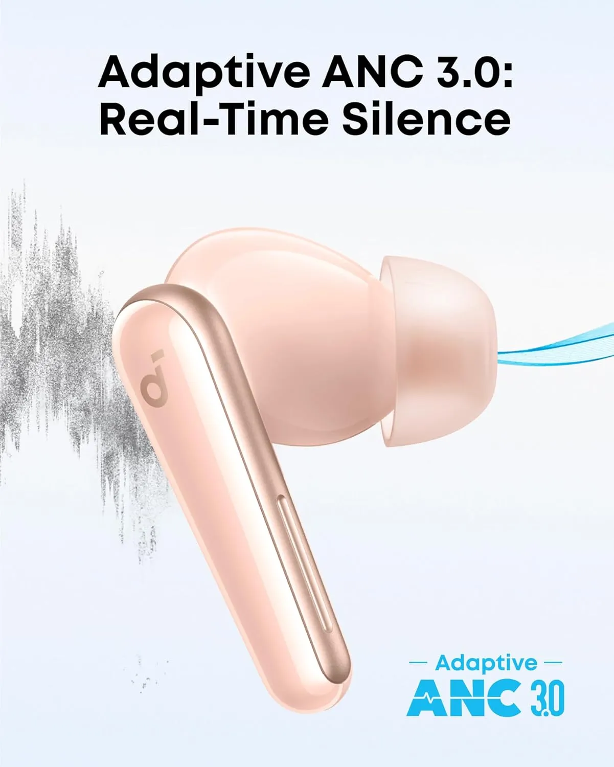 soundcore Liberty 5 by Anker, Noise-Cancelling Wireless Earbuds, 2x Stronger Voice Reduction, Real-Time Adaptive Noise Cancellation, Fast Charging, Dolby Audio, 6-Mic AI Clear Calls, Long Battery Life